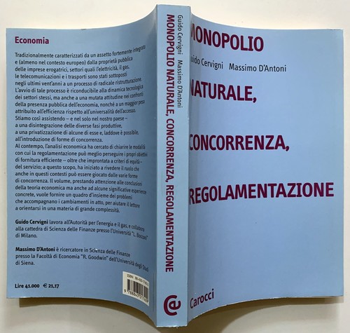 Monopolio cervigni antoni - cervigni, d'antoni