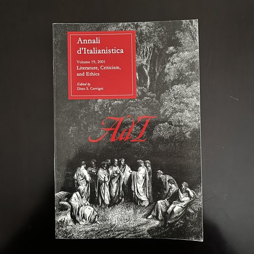 Annali italianistica vol - d'italianistica,