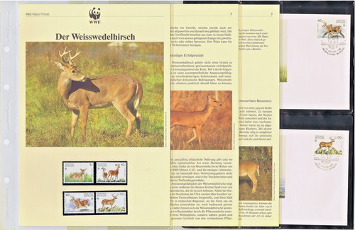 Wwf 1992 basso antille cervo - wwf,