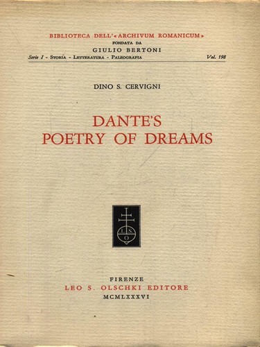 Dante poetry dreams prima - dante's,