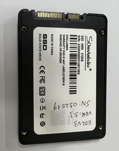 Edl ssd 512gb - v3,