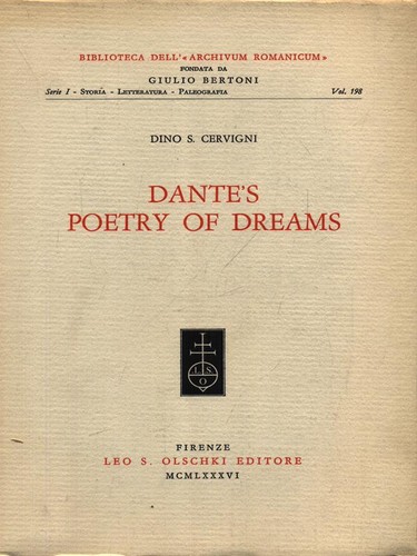 Dante poetry dreams - of, prima